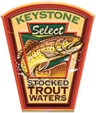 Keystone Select Stocked Trout Waters logo